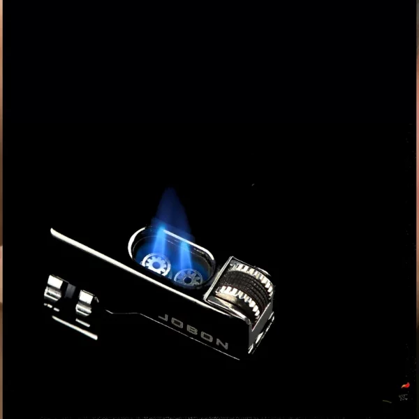 Briquet JOBON Double Flamme | Puissant & Coupe-Vent Buse