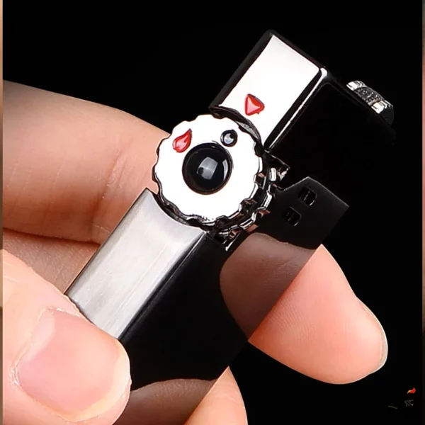 Briquet JOBON Double Flamme | Puissant & Coupe-Vent Roue