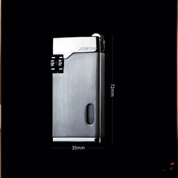 Briquet JOBON Double Flamme | Puissant & Coupe-Vent Taille