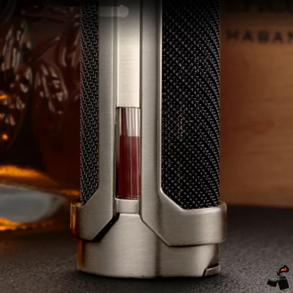 Briquet Lubinski Métal Flamme Jet Perce-Cigare Support Fenêtre