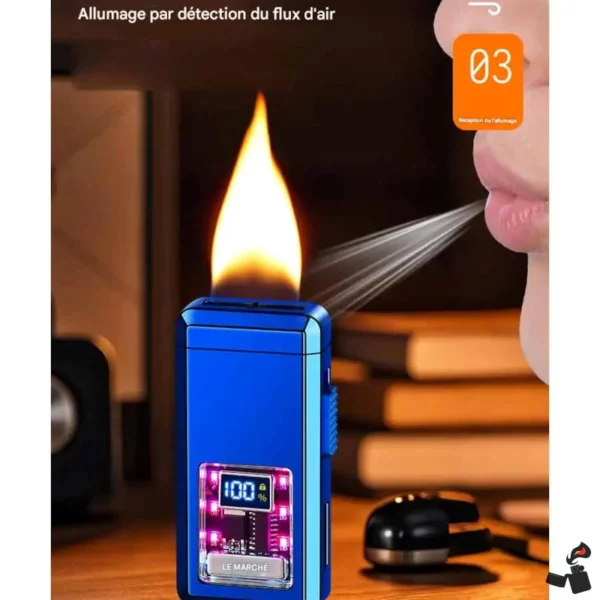 Briquet Commande Vocale - Flamme Extra Large Air