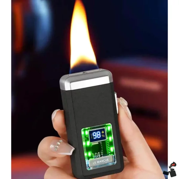 Briquet Commande Vocale - Flamme Extra Large Allumé