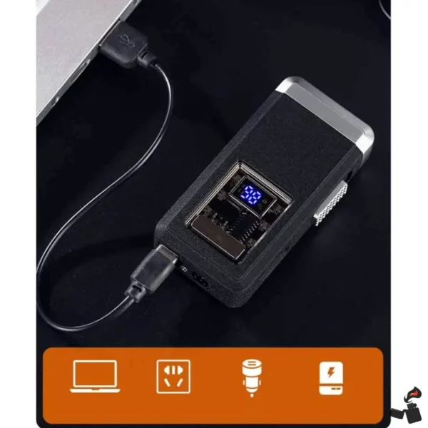 Briquet Commande Vocale - Flamme Extra Large Charge
