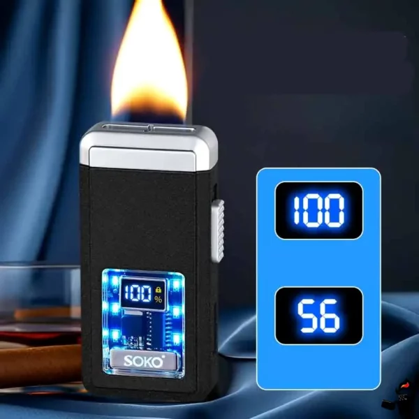 Briquet Commande Vocale - Flamme Extra Large Digital
