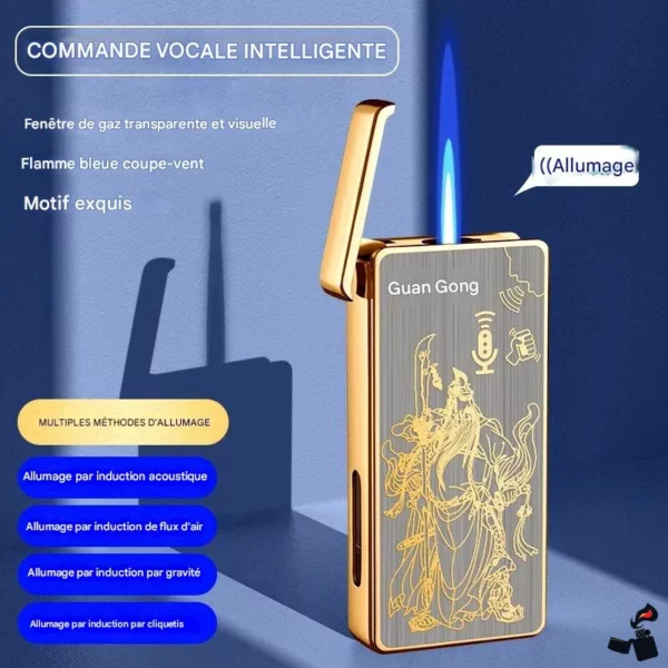 Briquet Intelligent à Commande Vocale Commande