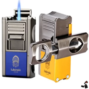 Briquet Cigare 1 Jet – Coupe‑Cigare Poinçon LUBINSKI