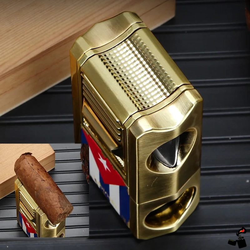 Briquet LUBINSKI 1 Jet – Coupe en‑V, Aiguille, Poinçon 4 Briquet Cigare 1 Jet – Coupe‑Cigare Poinçon LUBINSKI Support Cigare