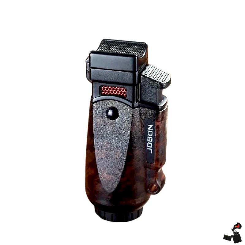 Briquet JOBON Magnum – Flamme Bleue Type Pistolet Rechargeable 1 Briquet JOBON Magnum – Flamme Bleue Type Pistolet Rechargeable
