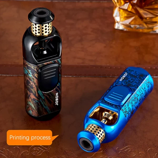 Briquet Torche à Flamme Bleue – Rechargeable Couleur
