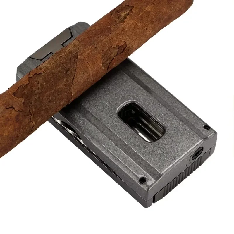 🔥 LUBINSKI Briquet Cigare Flamme Bleue – Coupe‑Cigare + Poinçon Intégré 3 🔥 LUBINSKI Briquet Cigare Flamme Bleue – Coupe‑Cigare + Poinçon Intégré – Image 3