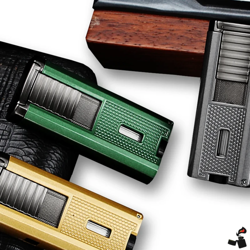 Briquet à Cigare LUBINSKI – Triple Flamme Jet avec Perce-Cigare, Support 10 Briquet à Cigare LUBINSKI – Triple Flamme Jet avec Perce-Cigare, Support Couleur