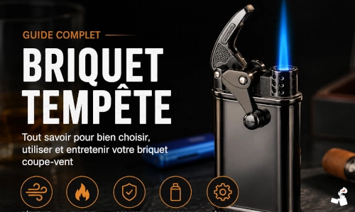 Guide briquet tempête