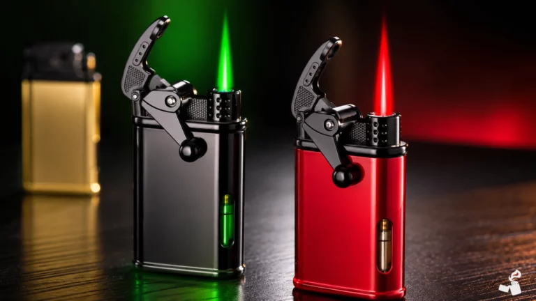 Pourquoi certains briquets ont une flamme verte ou rouge ?