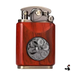 ZORRO Briquet à Essence Bois de Rose Levier Rétro
