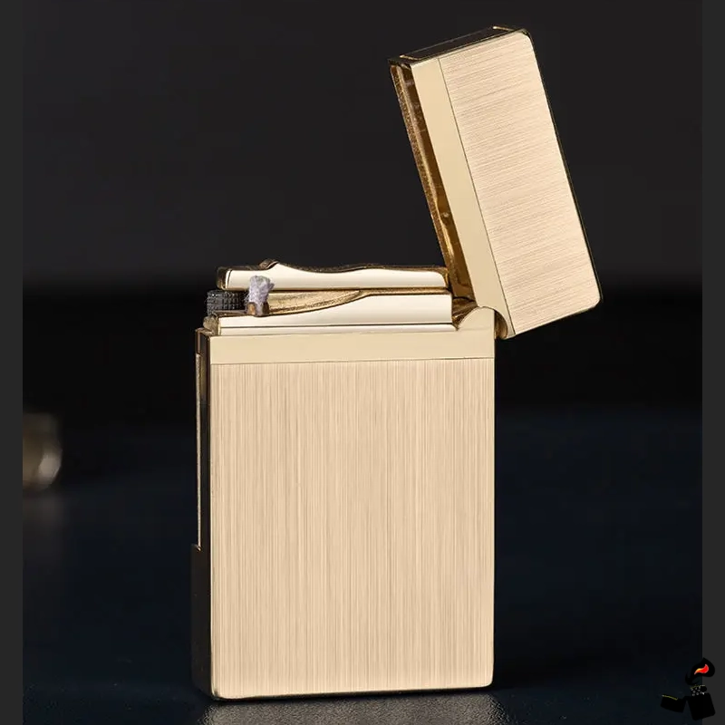 ZORRO Briquet à Essence Finition Brossée et Laquée 4 ZORRO Briquet à Essence Finition Brossée et Laquée Mèche 2