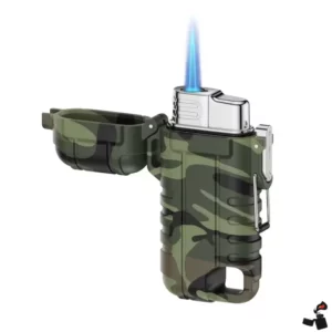 Briquet Tempête Survie Double Jet Étanche