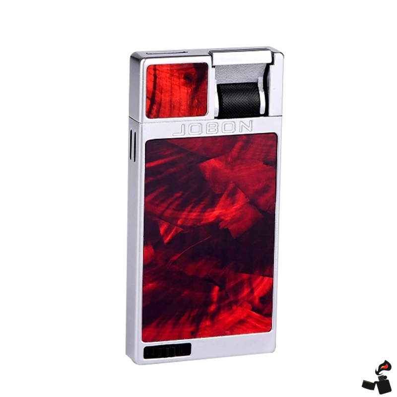 Briquet JOBON Flamme Bleue, Incrustation Nacre 6 Briquet JOBON Flamme Bleue, Incrustation Nacre – Image 6