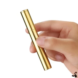 Briquet Cylindrique en Laiton Fait Main