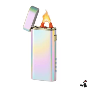 Briquet Électrique Grand Arc USB-C Lampe Torche