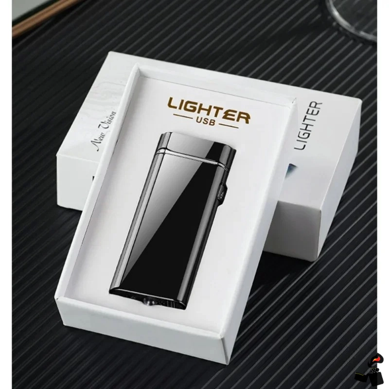 Briquet Électrique Grand Arc USB-C Lampe Torche 2 Briquet Électrique Grand Arc USB-C Lampe Torche Boîte
