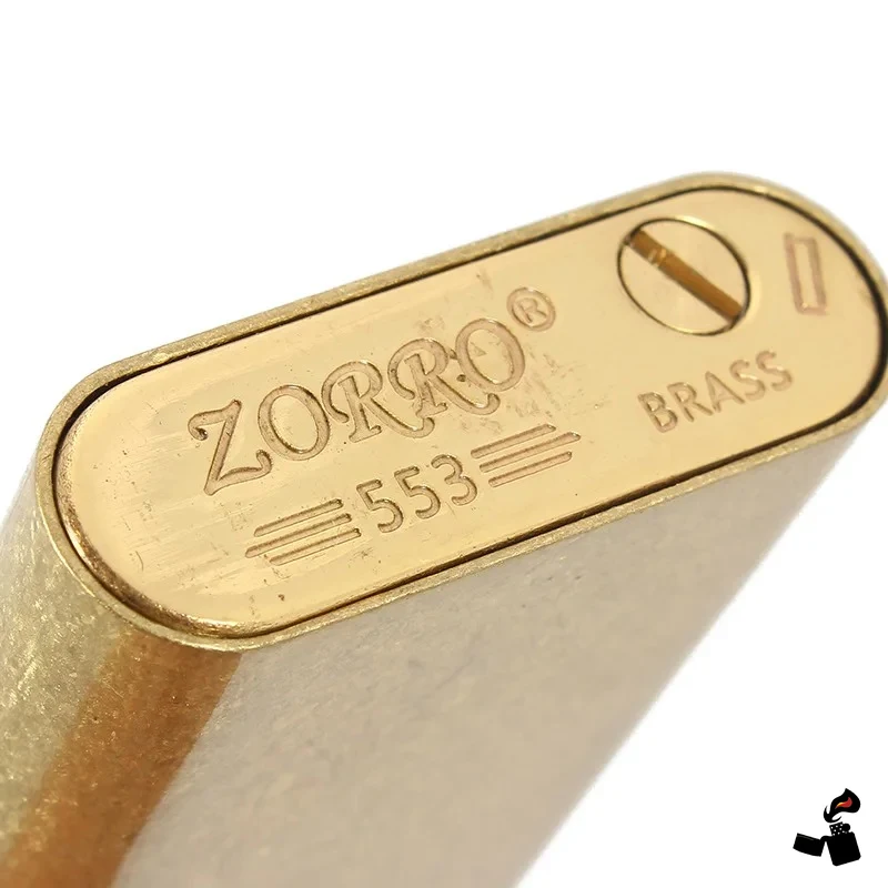 Allumette Permanente ZORRO 553 Vintage en Laiton 8 Marquage ZORRO 553 BRASS sous la base de l'allumette permanente