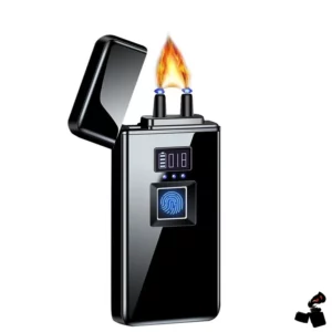 Briquet Électrique à Empreinte Digitale, Arc Rechargeable USB-C