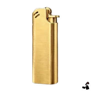 Briquet Falcon Rechargeable au Gaz, Titane ou Laiton