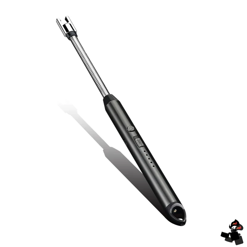 Briquet Long à Col Flexible, Arc Électrique Rechargeable USB 1 Briquet long à col flexible et arc électrique