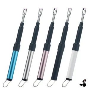 Briquet Long Télescopique à Arc 29-70 cm Rechargeable USB